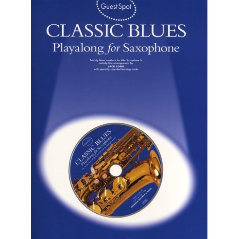 GUEST SPOT CLASSIC BLUES PLAY ALTO SAX + CD ML96179