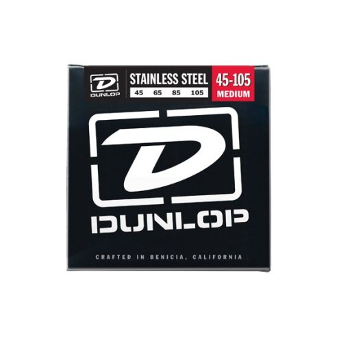 JIM DUNLOP DBS45105 BASS SS MEDIUM-4/SET