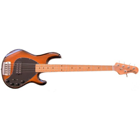 MUSIC MAN STINGRAY 5 VINTAGE TOBACCO BURST ALDER FIGURED MAPLE FINGERBOARD PDN