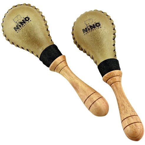 NINO PERCUSSION MARACAS IN CUOIO 10