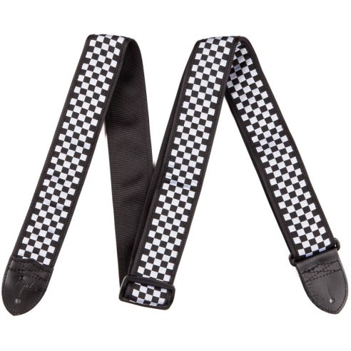 FENDER STRAP 0990615002 STRAP 2 NYLON CHECKERB BLACK