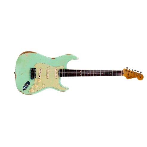 FENDER STRATOCASTER 63 HEAVY RELIC SURF GREEN