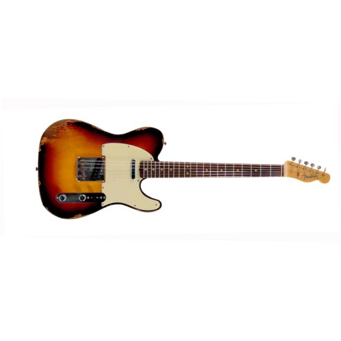 FENDER TELECASTER '63 HEAVY RELIC 3 TONE SUNBURST