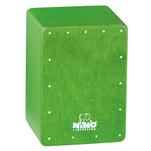 NINO PERCUSSION MINI CAJON SHAKER GREEN 955GR
