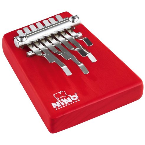 NINO PERCUSSION KALIMBAS LEGNO 7 BARRE RED 457