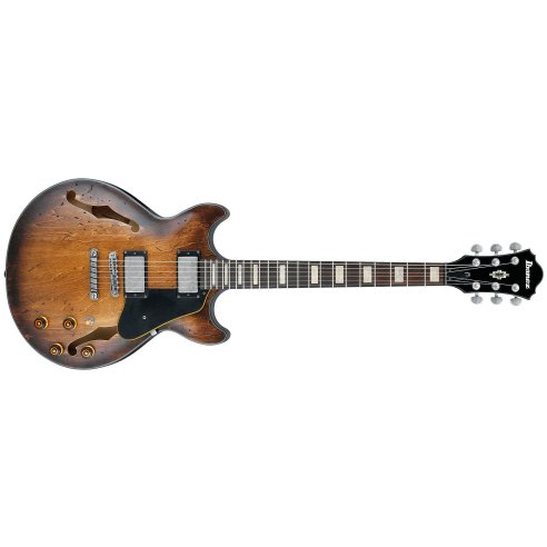 IBANEZ AMV10A-TCL CHITARRA SEMIACUSTICA TOBACCO BURST LOW GLOSS