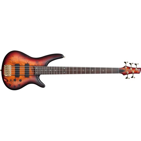 IBANEZ SR805-AWT BASSO 5 CORDE AGED WHISKEY BURST FLAT