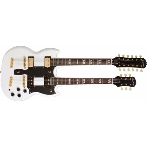 EPIPHONE G-1275 LIMITED EDITION DOUBLE NECK ARTICT WHITE