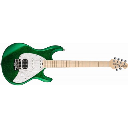 MUSIC MAN SILHOUETTE SPECIAL HSS EMERALD SPARKLE MAPLE NECK