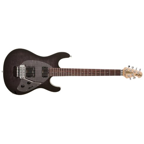 MUSIC MAN STEVE MORSE Y2D FLOYD BLACK BURST FLAME