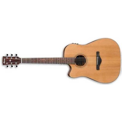 IBANEZ AW65-LECE LG CHITARRA ACUSTICA ELETTRIFICATA NATURAL SATIN MANCINA