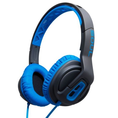 SOUL TRANSFORM EL BLUE STEREO HEADPHONES