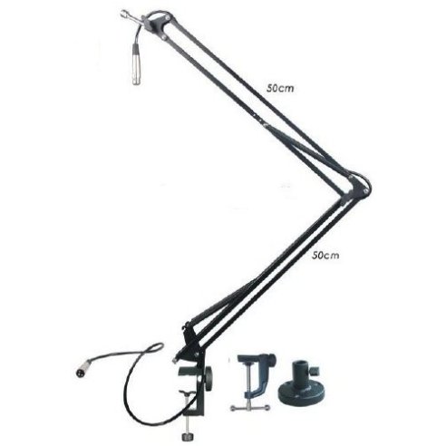 APEXTONE MK-004BC SUPPORTO X MICROFONO E CLIP DA TAVOLO