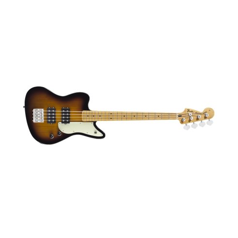 FENDER PAWN SHOP REVERSE JAGUAR BASS MN 2 COLOR SUNBURST
