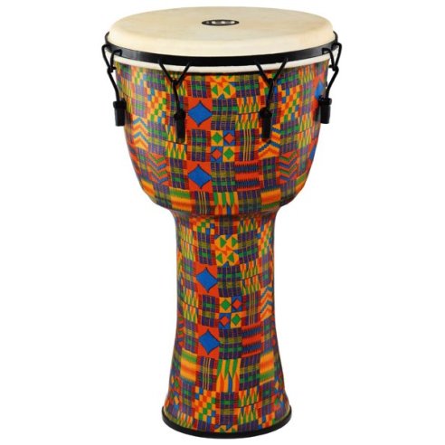 MEINL PMDJ2-S-G DJEMBE' 8" FIBRA DI VETRO TIRANTI METALLO KENYAN QUILT