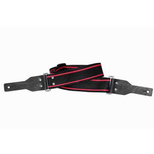 RICHTER TRACOLLA 1481 RACOON BLACK RED BLACK POLYPROPYLEN / LEATHER
