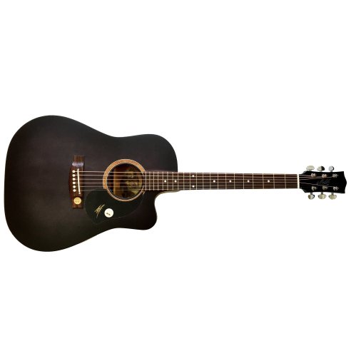 MATON SRS60C BLACK ALL SOLID ROAD SERIES ACOUSTIC ELECTRIC
