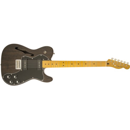 FENDER TELECASTER MODERN PLAYER THINLINE BLACK TRASPARENT MN