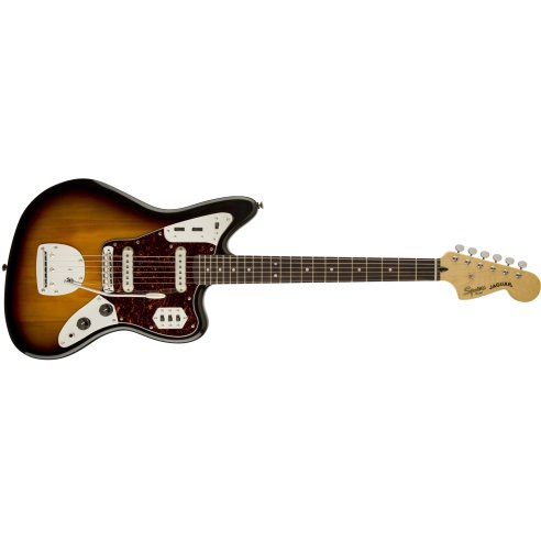 SQUIER JAGUAR VINTAGE MODIFIED ROSEWOOD 3 COLOR SUNBURST