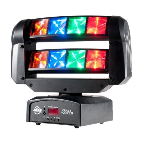 AMERICAN DJ CRAZY POCKET 8 RGBA LED 8 ZONE