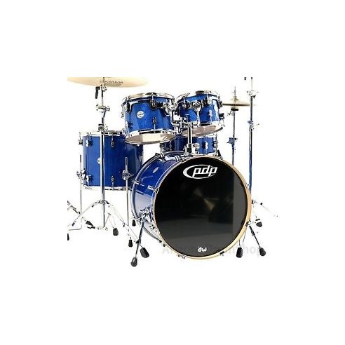 PDP BY DW CONCEPT MAPLE 5PZ 22/10/12/16FT/14SD BLUE SPARKLE