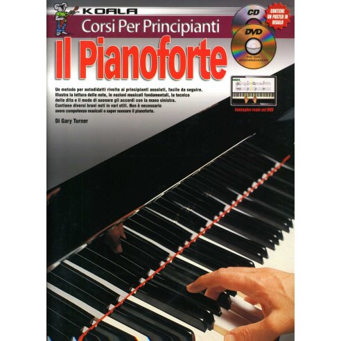 TURNER CORSO PER PRINCIPIANTI - IL PIANOFORTE - KOALA + CD