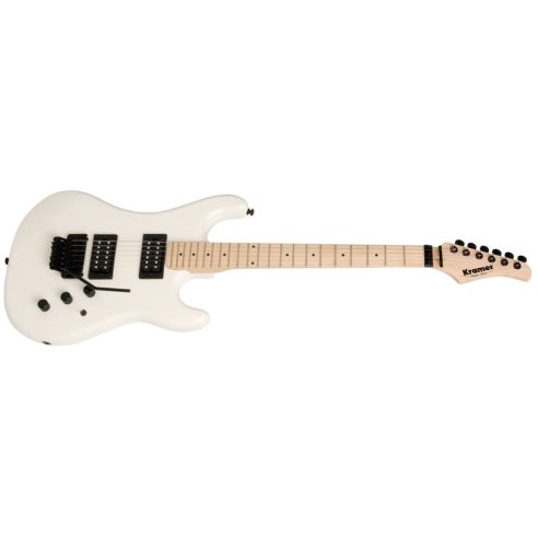 KRAMER PACER CLASSIC PEARL WHITE BLACK HARDWARE