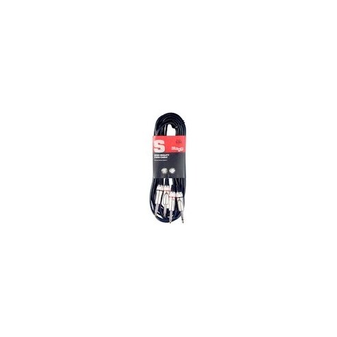 STAGG STC6P CAVO DOPPIO JACK MONO 6 METRI
