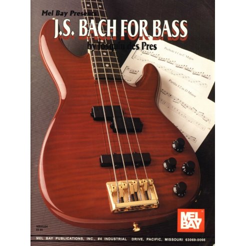 DES PRES BACH FOR BASS + CD
