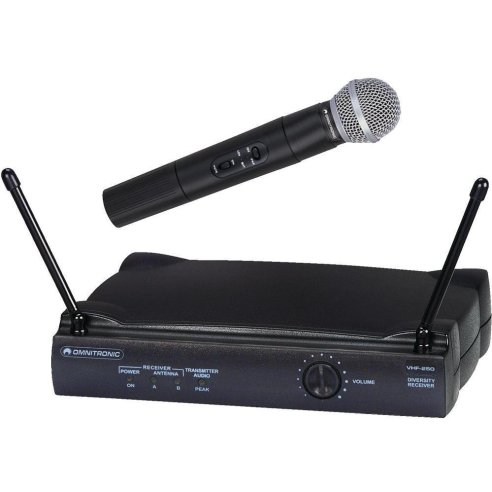 OMNITRONIC VHF-250 WIRELESS MIC SET 214