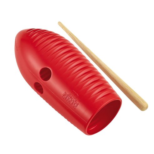 NINO PERCUSSION MINI GUIRO ROSSO