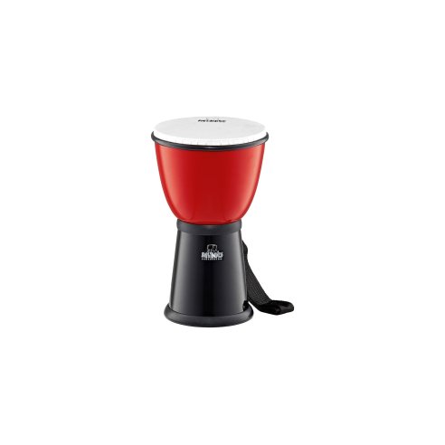 NINO PERCUSSION DJEMBE PRE ACCORDATO IN ABS BICOLORE ROSSO - NERO