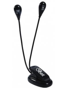 BEST MUSIC BL-208Li DUET 8LED BLACK LAMPADA DA LEGGIO