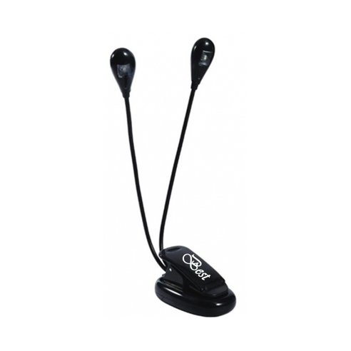 BEST MUSIC BL-208Li DUET 8LED BLACK LAMPADA DA LEGGIO