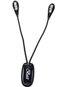 BEST MUSIC BL-204Li DUET 4LED BLACK LAMPADA DA LEGGIO