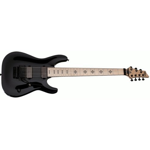 SCHECTER JL-7 FR BLK JEFF LOOMIS 7 BLACK FLOYD ROSE 2016
