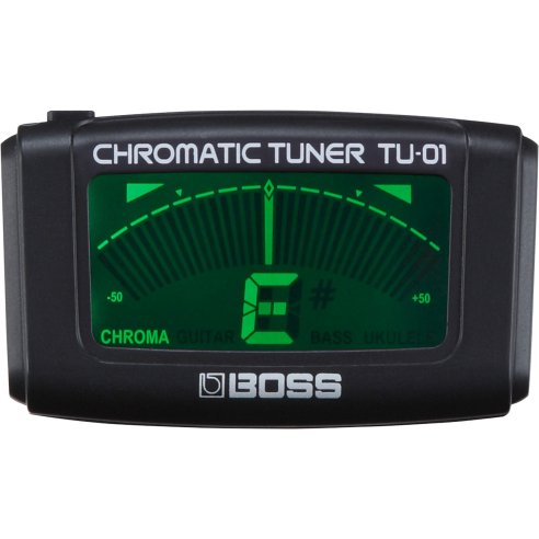 BOSS TU-01 CLIP-ON CHROMATIC TUNER