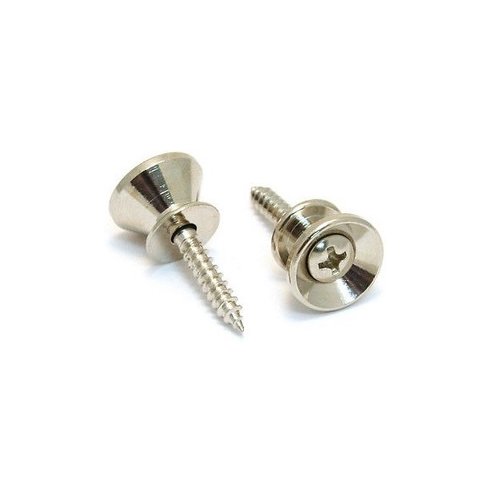 LUCKY MUSIC EP0NB GOTOH STRAT STYLE STRAP BUTTON NICKEL