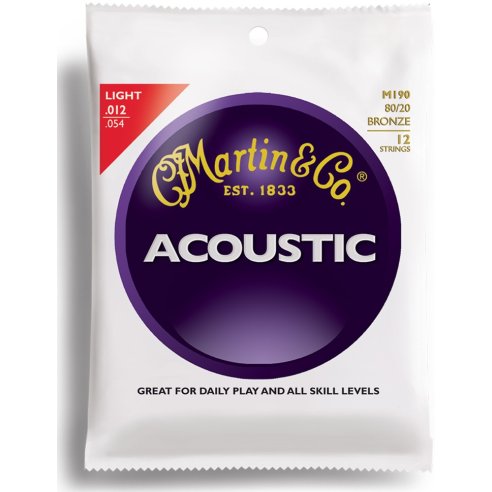MARTIN M190 MUTA LIGHT PER 12 CORDE 12/54