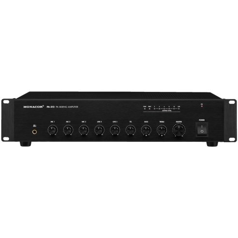 MONACOR PA 312 AMPLIFICATORE 100V 5 INGRESSI 120W