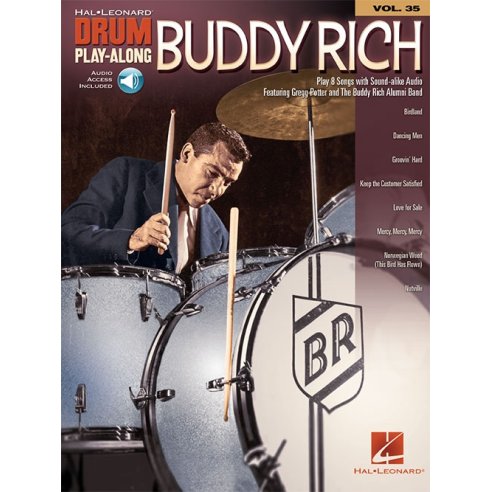 AAVV DRUM PLAY ALONG VOL 35 BUDDY RICH + AUDIO ACCESS