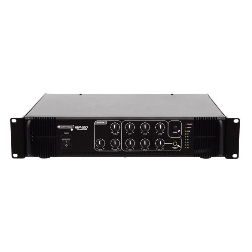 OMNITRONIC MP120 PA MIXING AMPLIFIER 120W 4-16 OHMS 70/100V