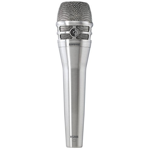 SHURE KSM8N DYNAMIC MICROPHONE DUAL DIAPHRAGM NICKEL