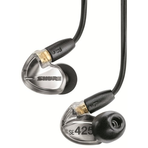 SHURE SE425 VE AURICOLARI 2 VIE 22 OHMS SILVER