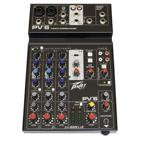PEAVEY PV 6 V2 MIXER