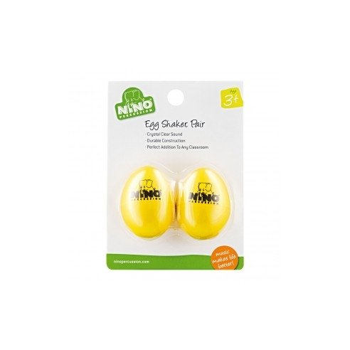 NINO PERCUSSION COPPIA OVETTI SHAKER GIALLI