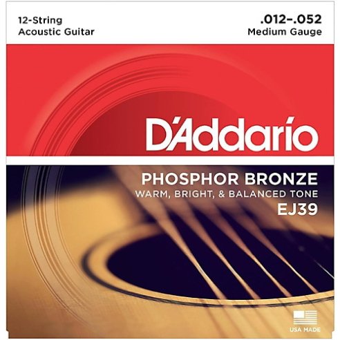 D'ADDARIO EJ39 12 CORDE ACUSTICA 12/52