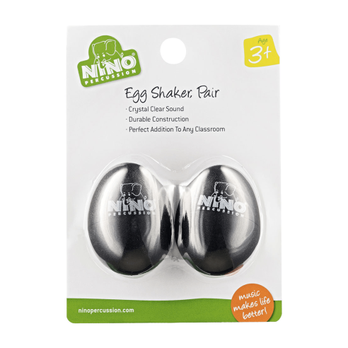 NINO PERCUSSION COPPIA OVETTI SHAKER BLACK