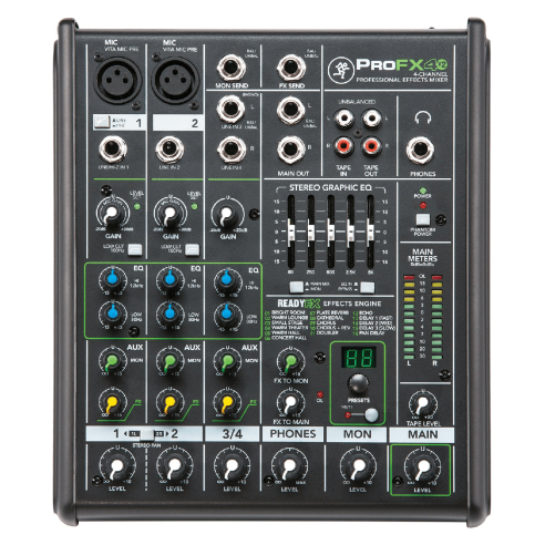 MACKIE PROFX4 V2 MIXER 4 CHANNELS