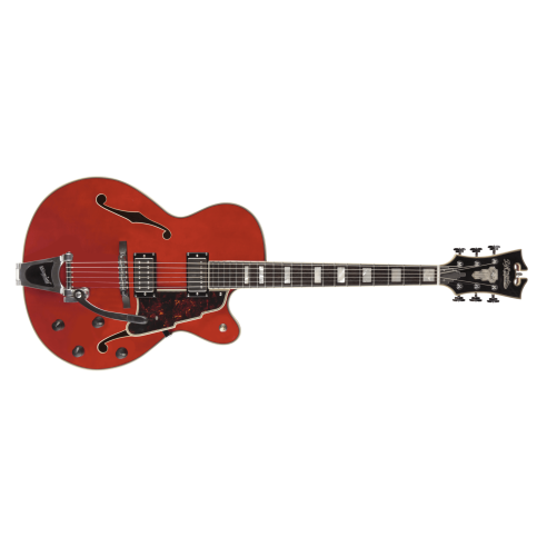 D'ANGELICO EX175CH ARCHTOP BIGSBY CHERRY CHROME HDW